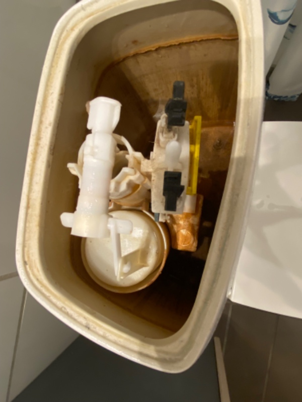 Reperation af toilet