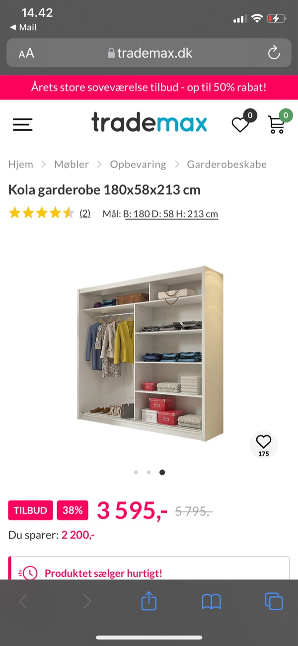 Samling af skab