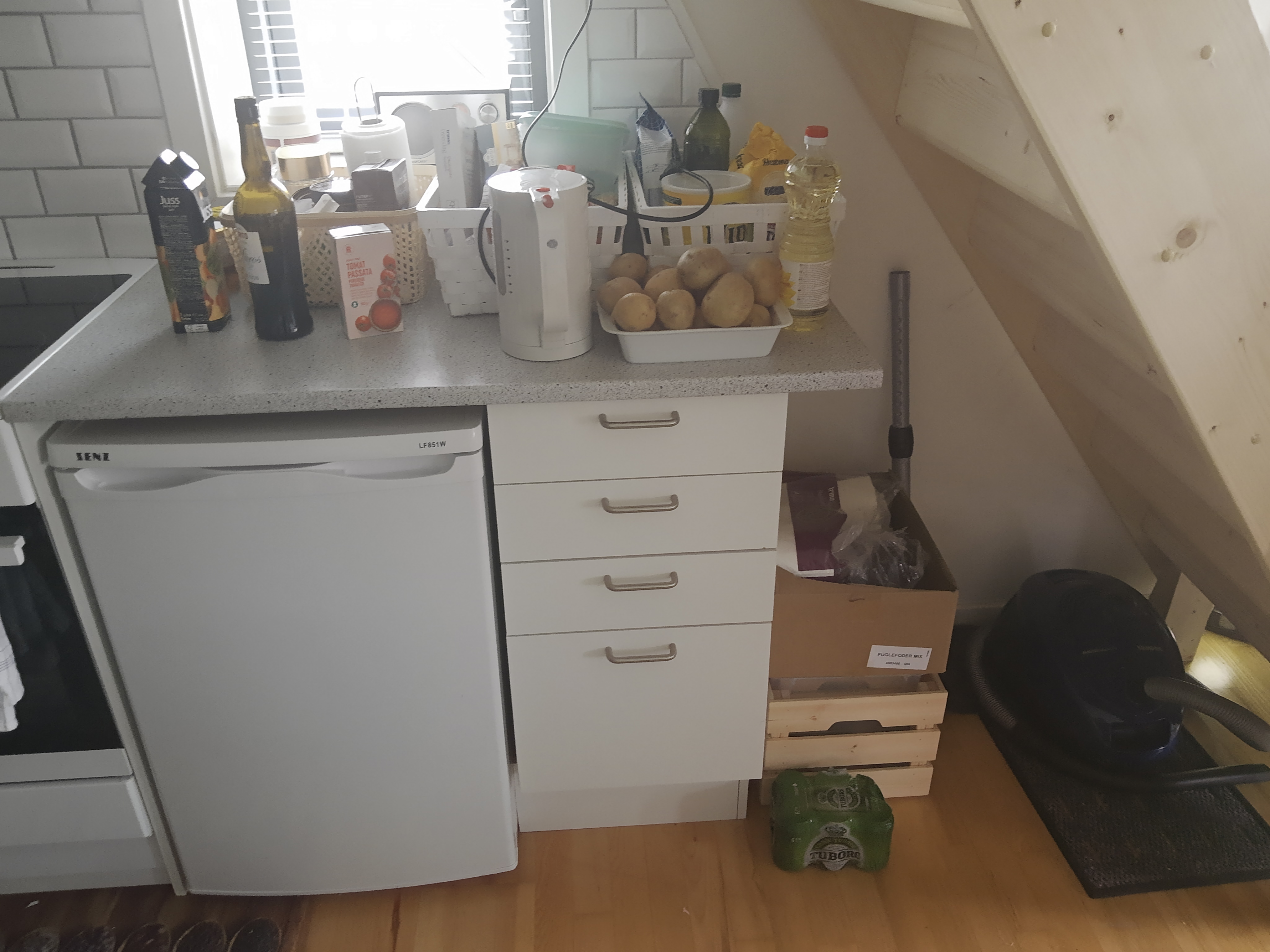 Køkkenbord skiftet ud