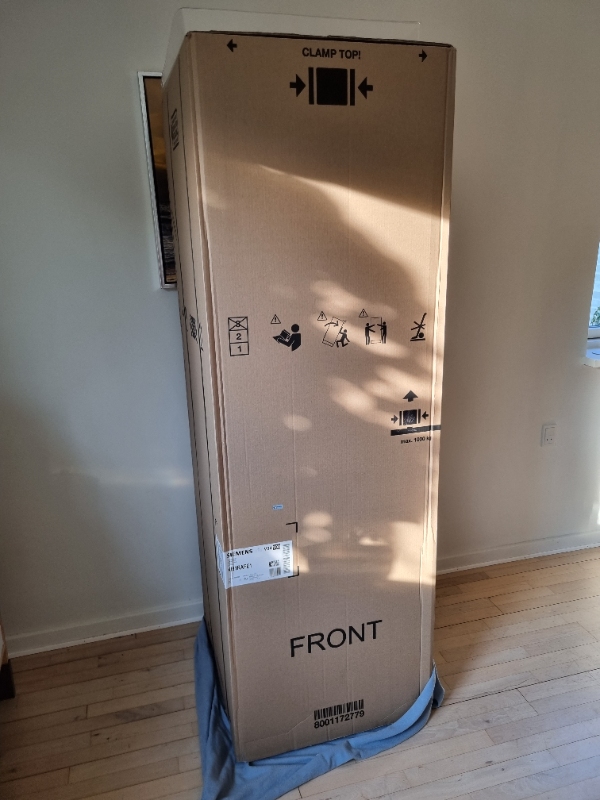 Montering af køleskab og facade