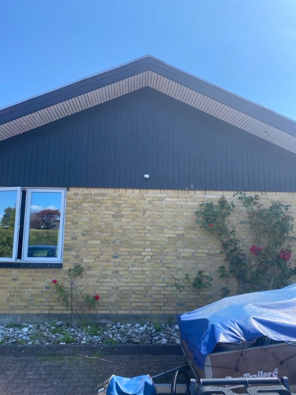 Udskiftning af gavl beklædning 