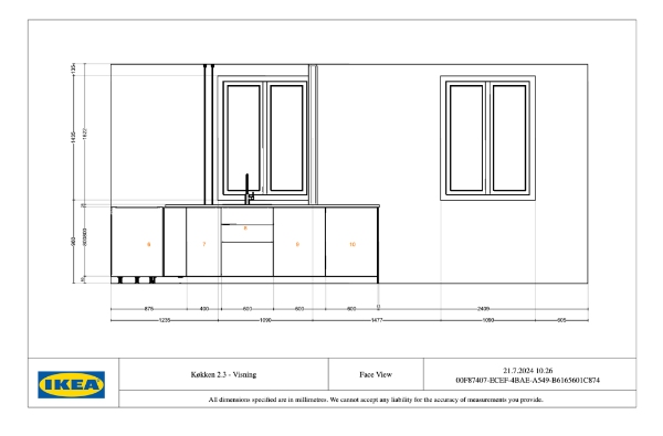 Samling og opsætning af Ikea køkken