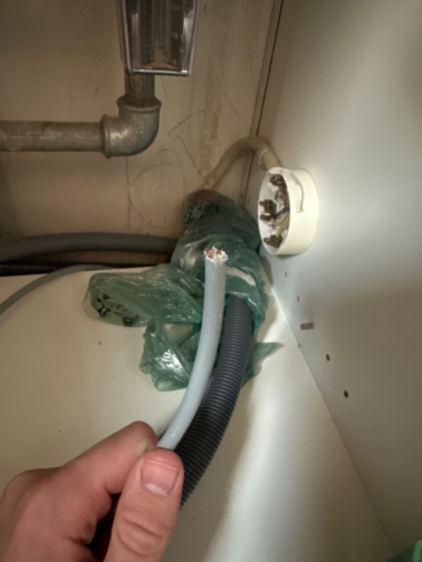 Installation af opvaskemaskine