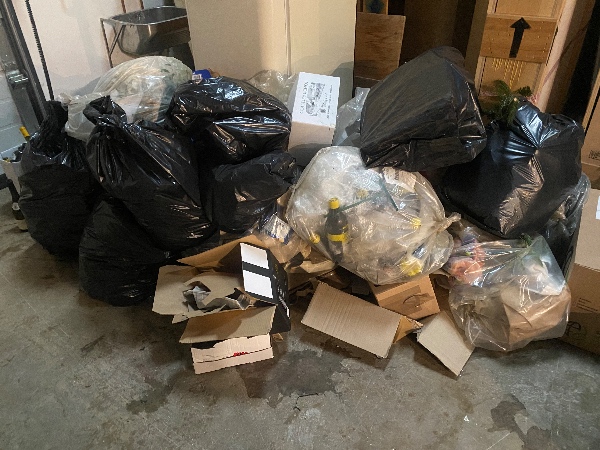 afhentning af affald