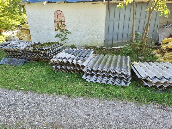 Fjerne asbestplader