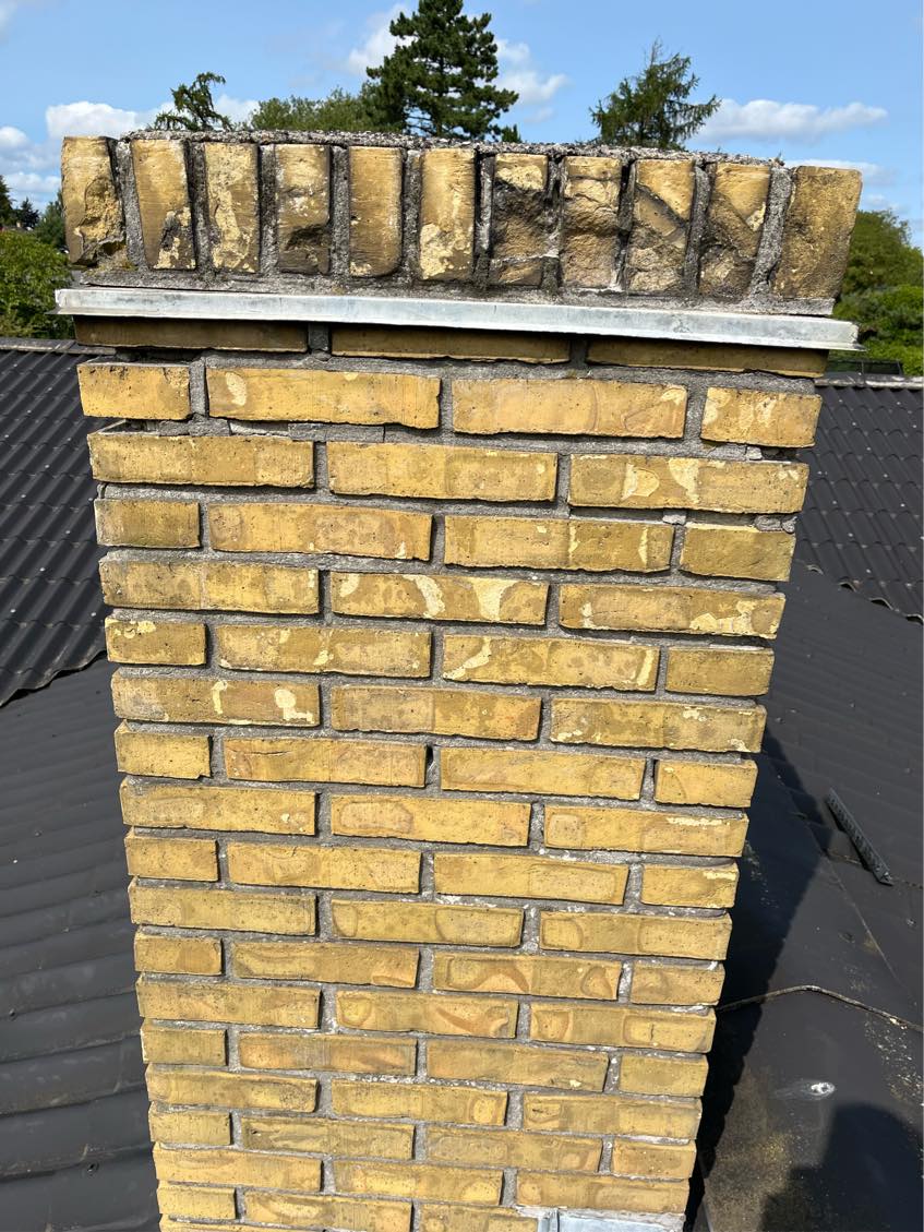 Reperation af skorstensfuger