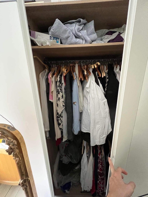 Hentet og skilt IKEA skabe og samlet dem igen