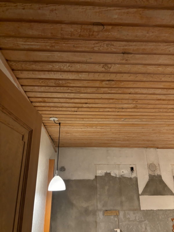 Nedtagning af loft mm og bortskaffelse