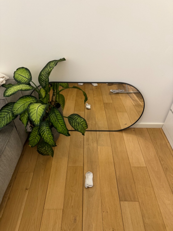 Ophængning af 3 spejle og et billede