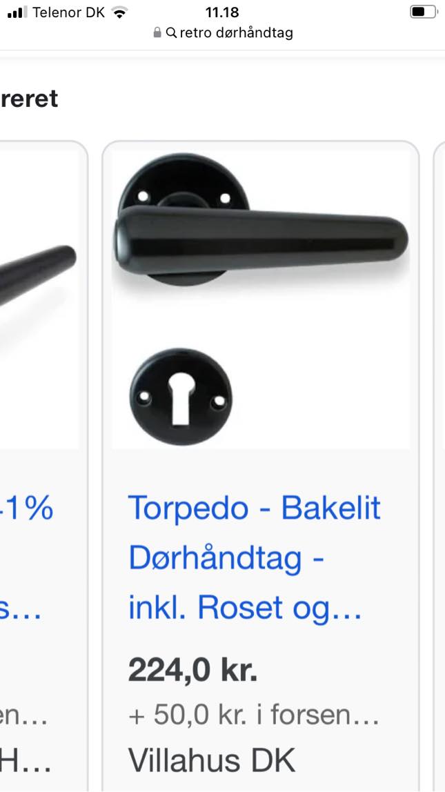 Dør sættes i åbning