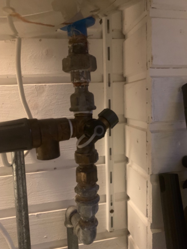 Udskiftning af vandvarmer i kolonihave