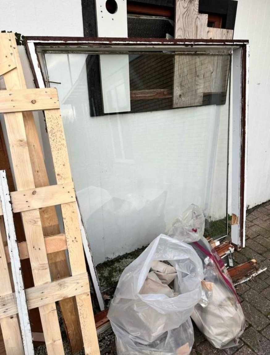 Fjerne renoverings affald