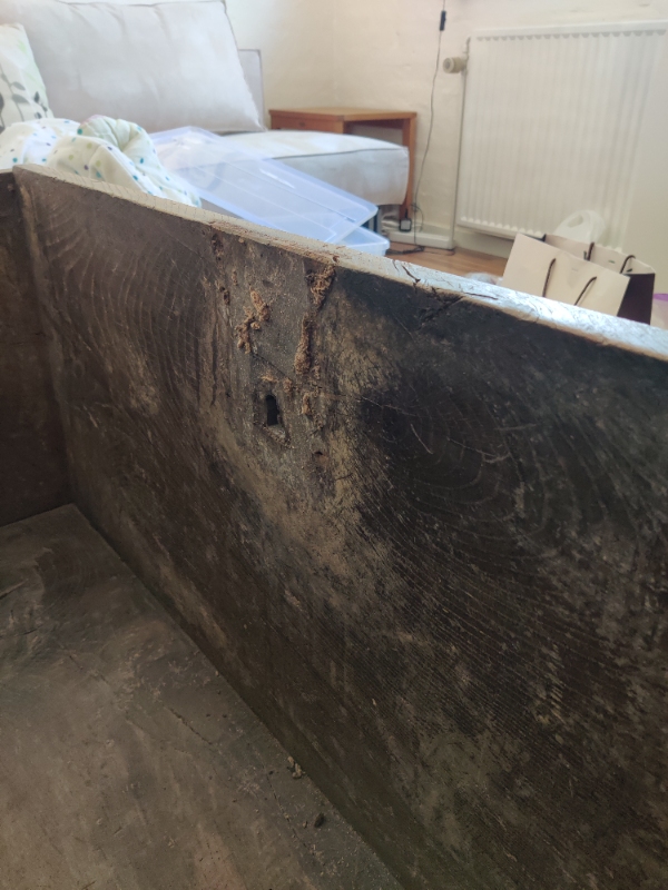 Vi har arvet en gammel kiste, der trænger til en kærlig hånd