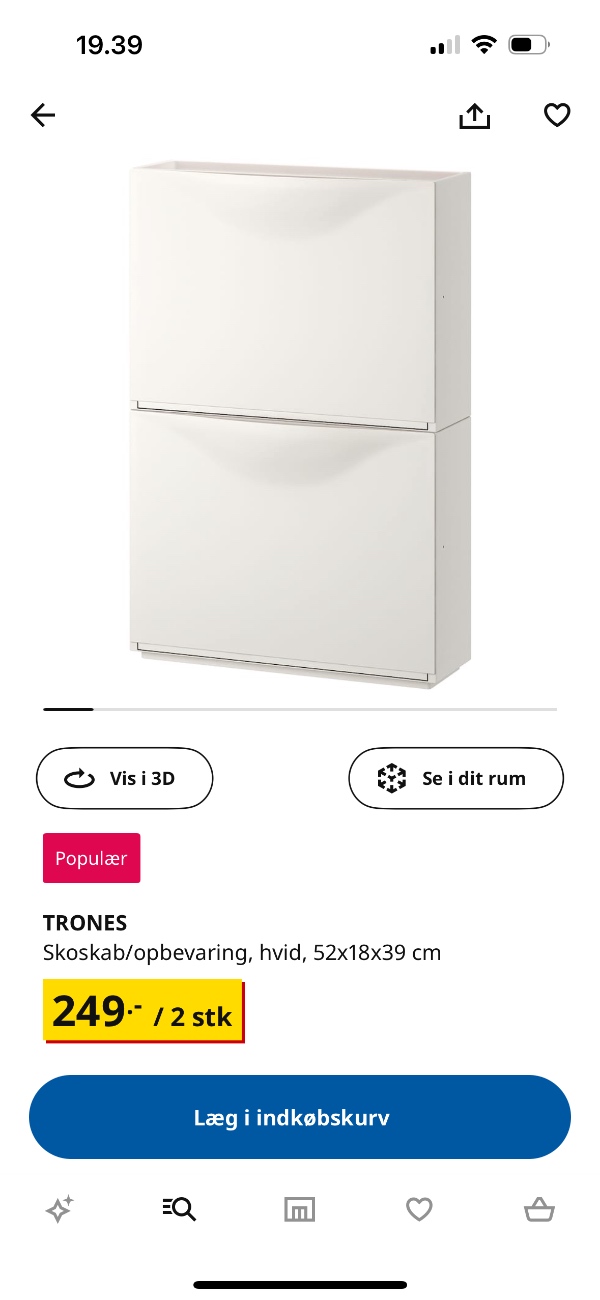 Samling og montering af Ikea møbler
