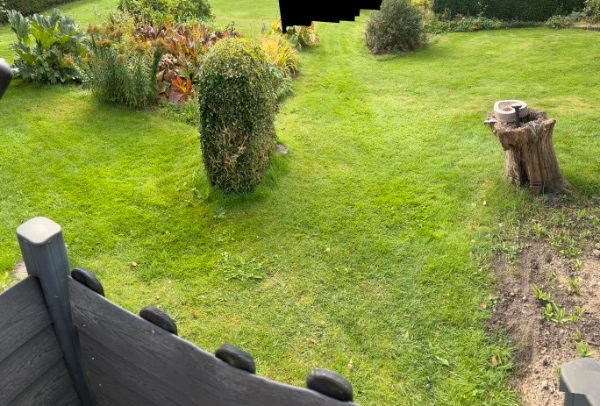 Efterårsklargøring af haven ukrudtsbekæmpelse og beskæring af buske Pålægning af træflis i forhave