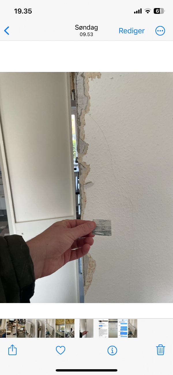 Spartel og mindre rep af gasbeton