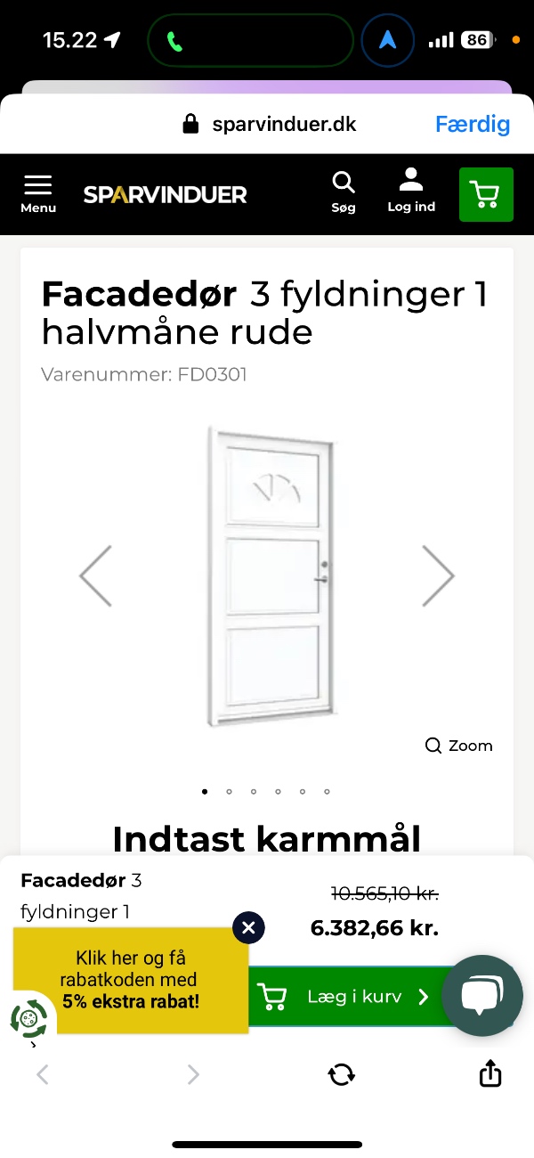 To nye facededør
