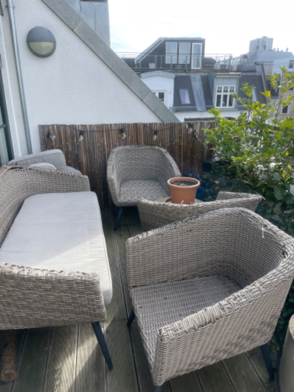 Smide have møbler ud fra 5 etage