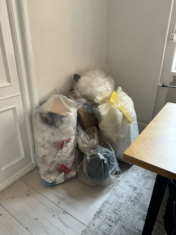 Afhentning af pap og plastik (allerede sorteret)