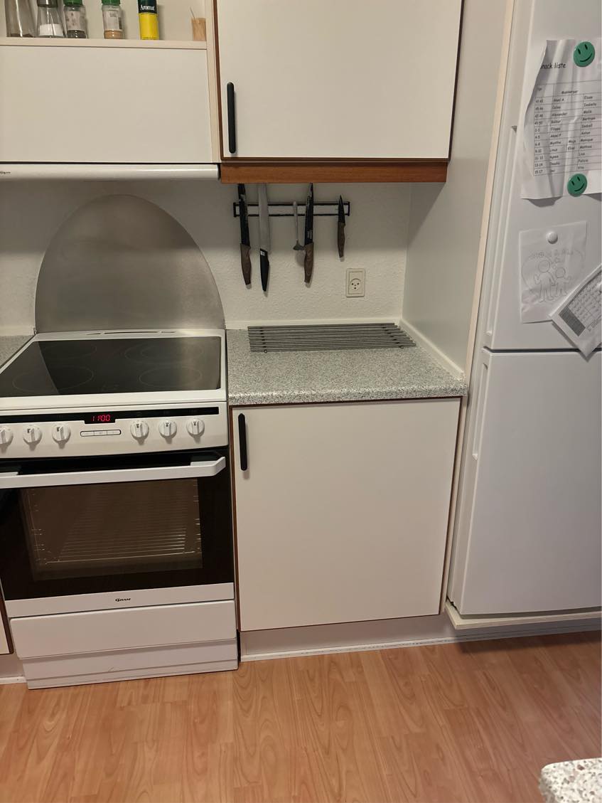 Ny bordplader i køkken og badeværelse