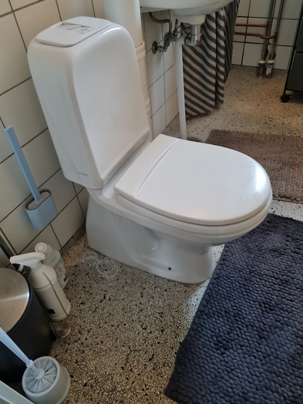 montering af toilet
