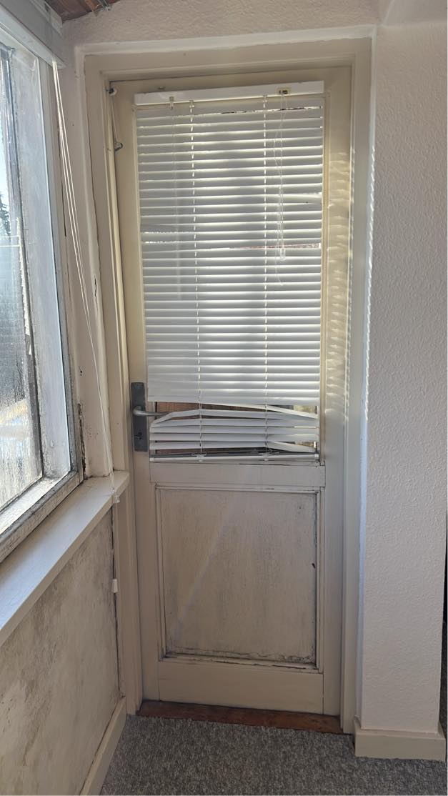 Udskiftning af vinduer, døre, gulv og tag på udestue. Tømerer/murer/vvs