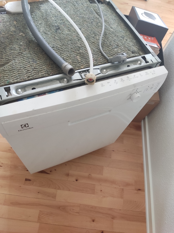 Installation af opvaskemaskine