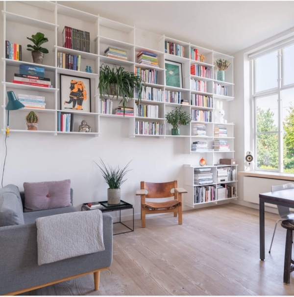 Bygge indbygget reol