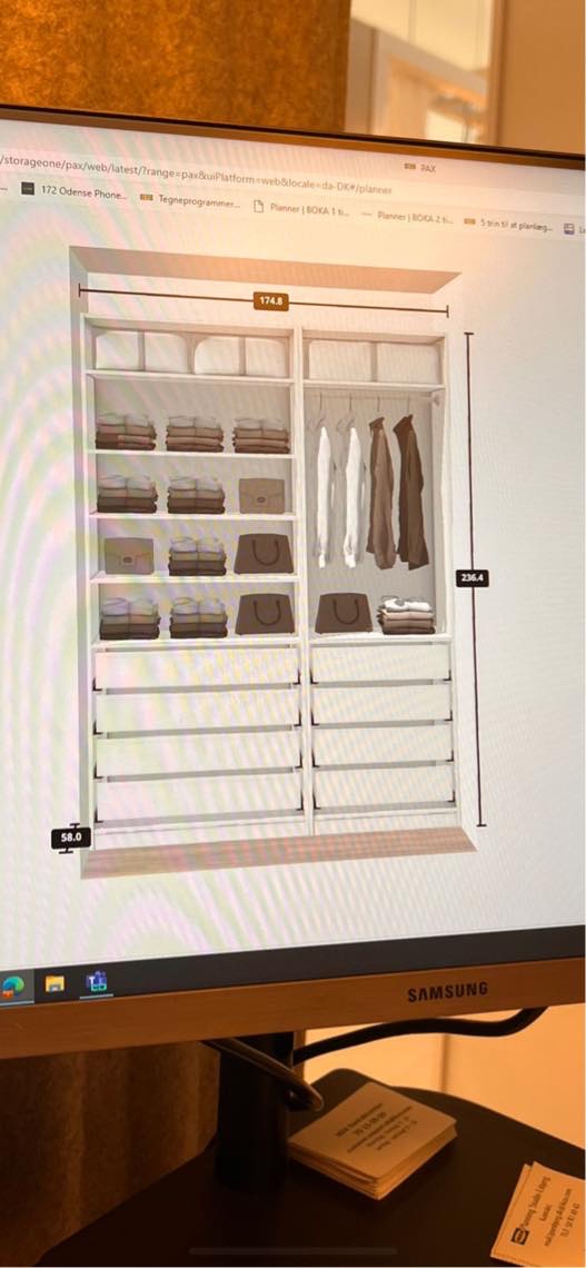 Samle PAX garderobeskab fra IKEA