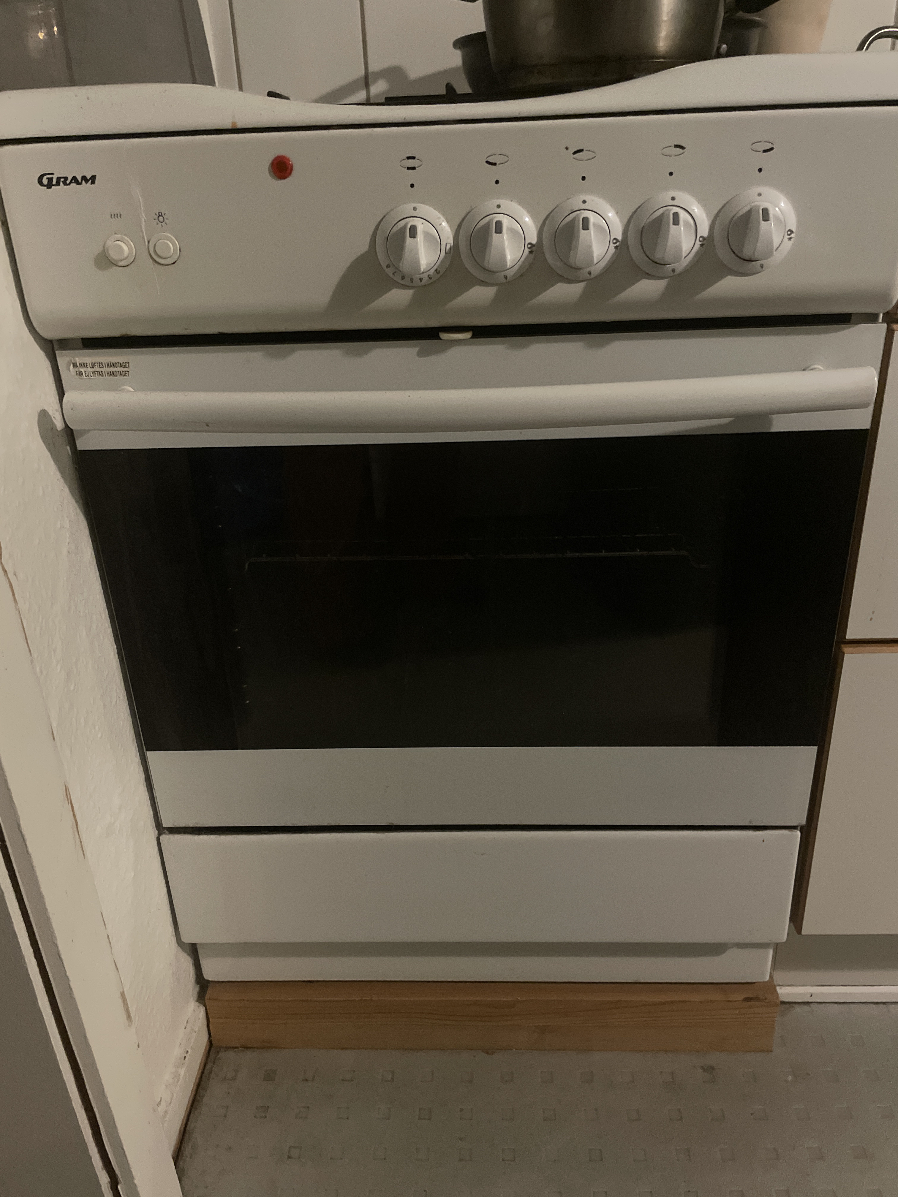 Hjælp til reparation af gammelt gaskomfur