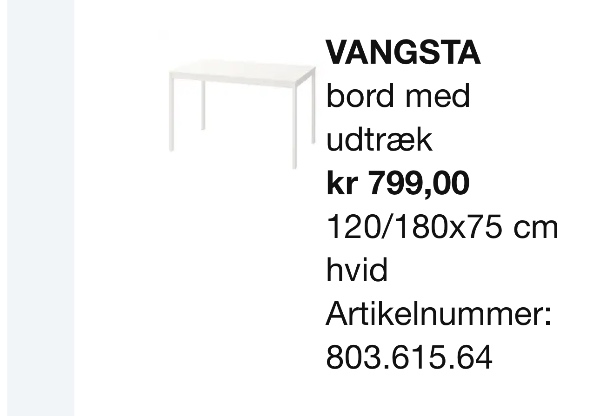 Samling af skabe, reol og borde