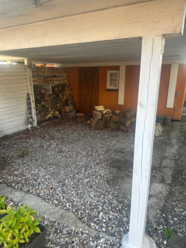 Opbygning af annex. Fundament er udført