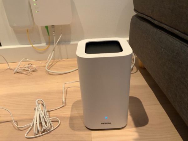 Vi har fået fibernet og ny tv-boksen som skal installeres