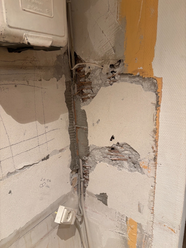 Pudsning af køkkenvægge