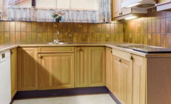 Skift af køkkenbordplade