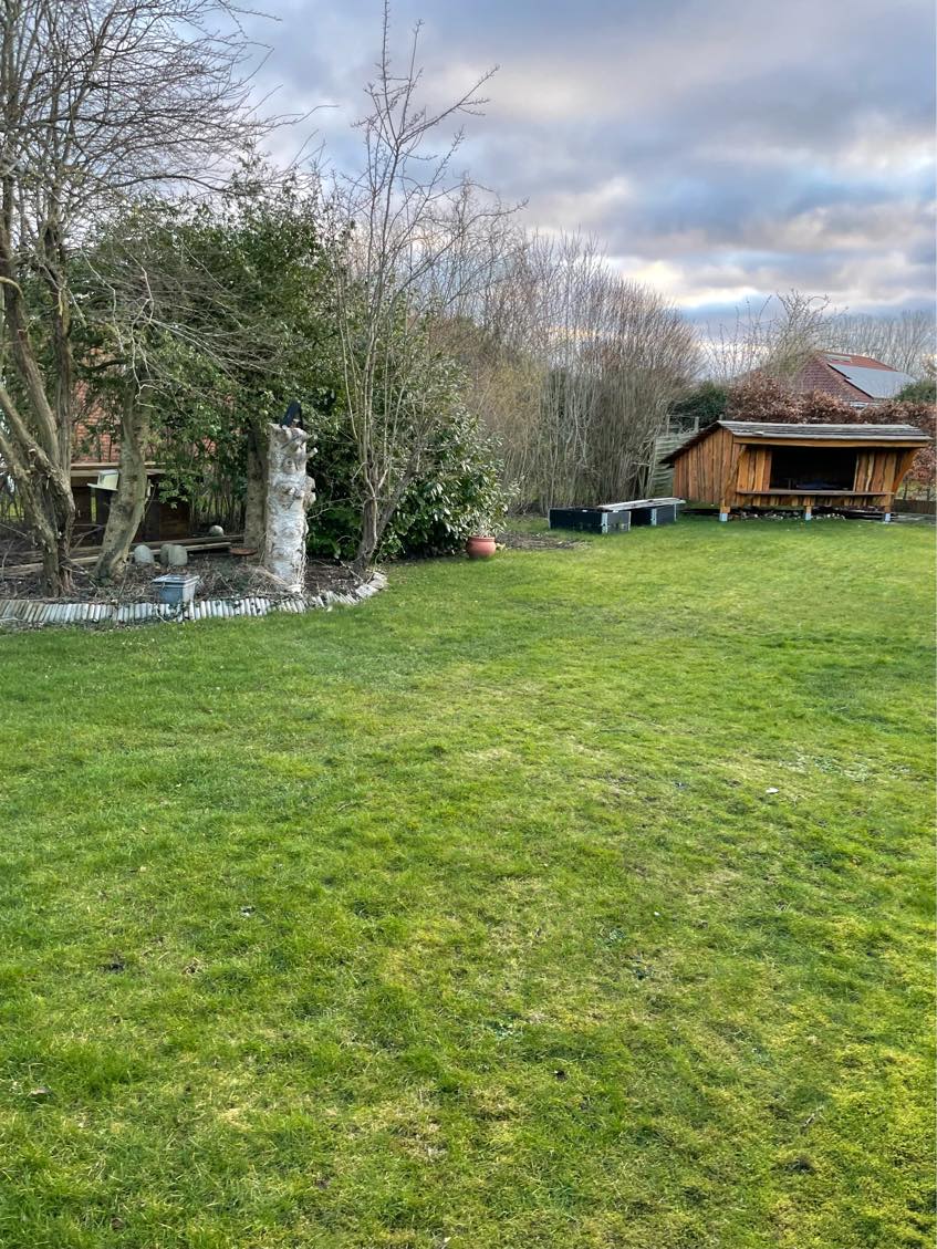 Udjævning af græsplæne