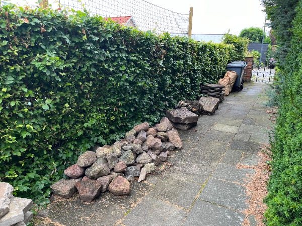 Bortskaffelse af fliser & sten