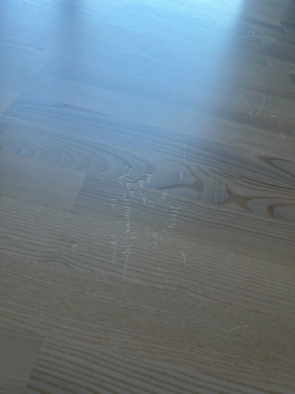 Afslibning af trægulv 35m2