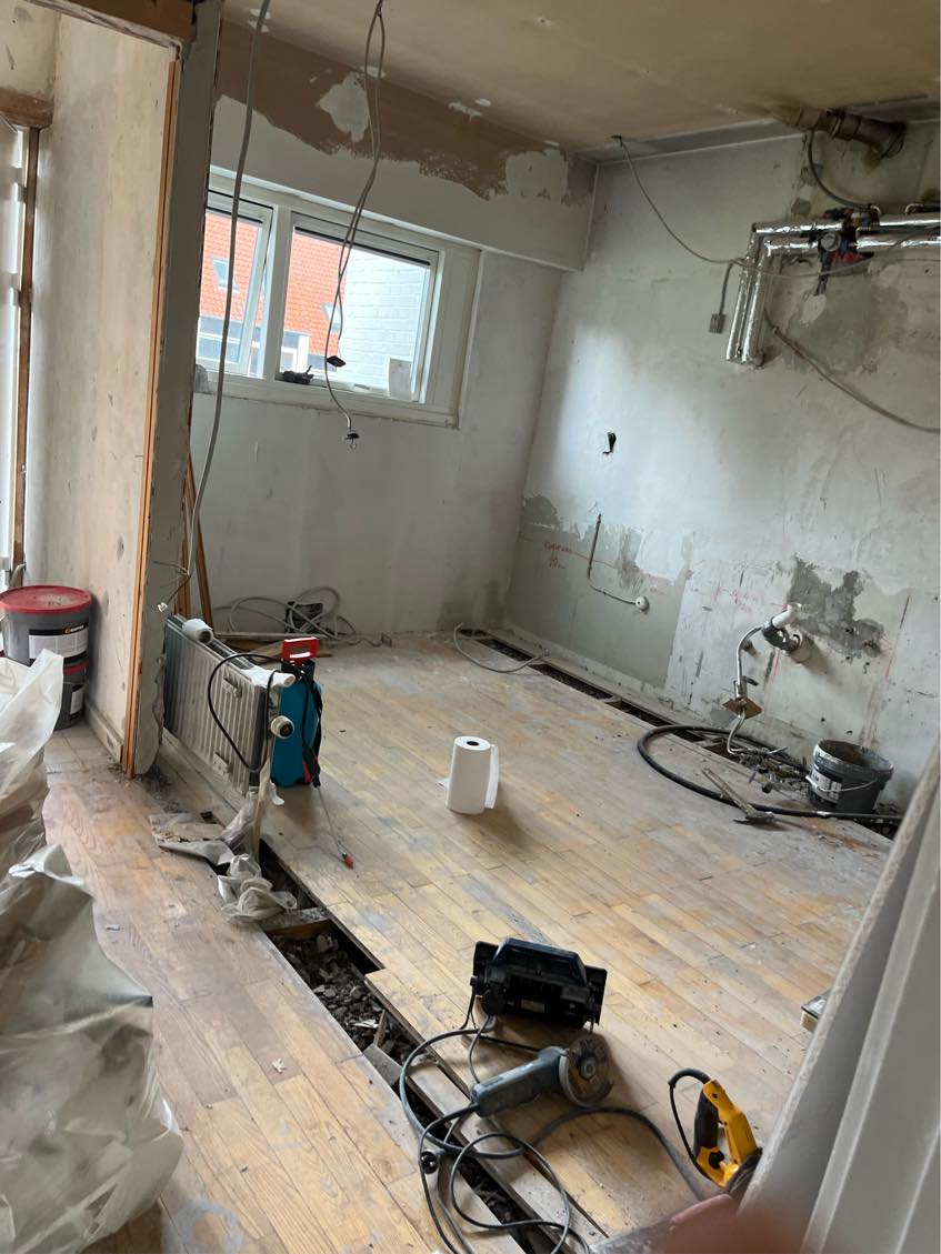 Trække nyt el i køkken fra eksisterende el tavle