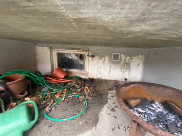 Flytning af  en udendørsvandhane