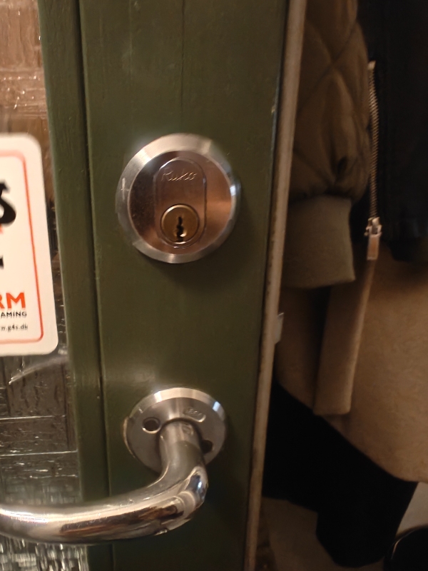 Udskiftning af låsecylindre