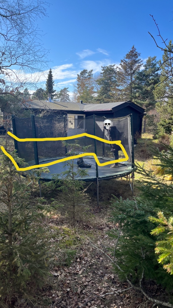 Terrasse i flere plan i sommerhus