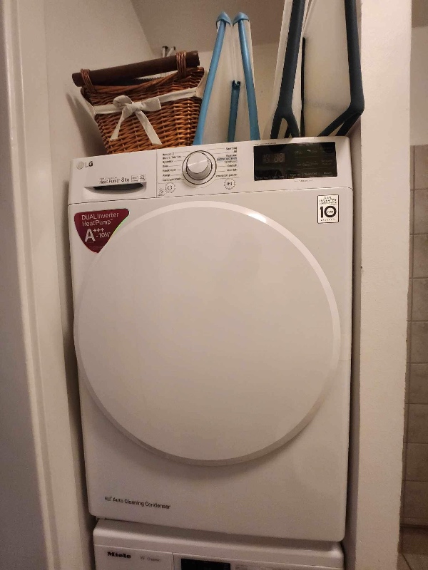 Fjerne gammel tørrertumbler fra 3. Sal