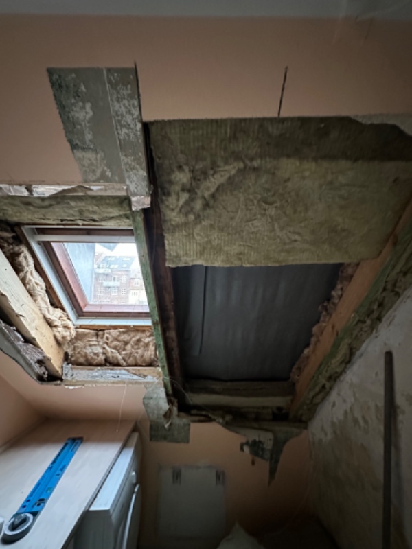 Isættelse ar 2 Veluxvinduer