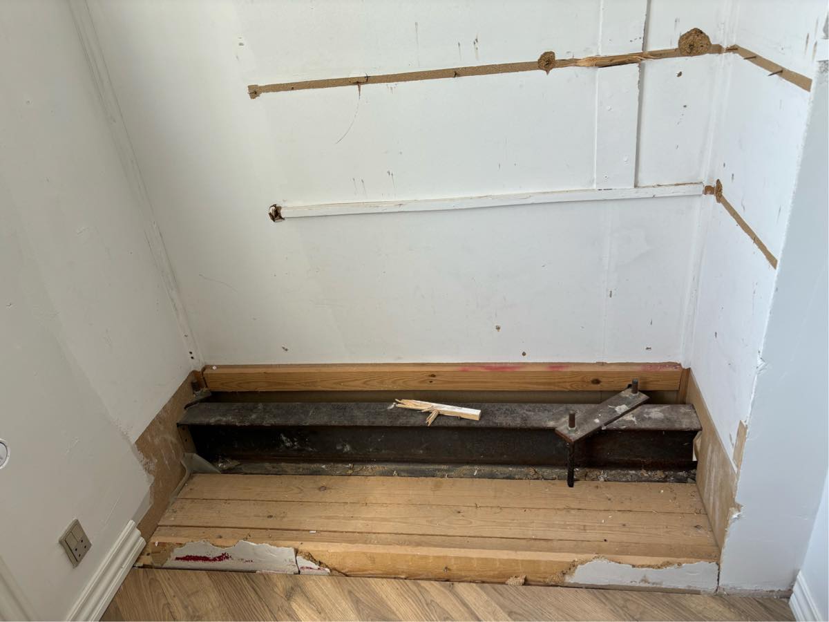 Sætte gipsvægge op og diverse