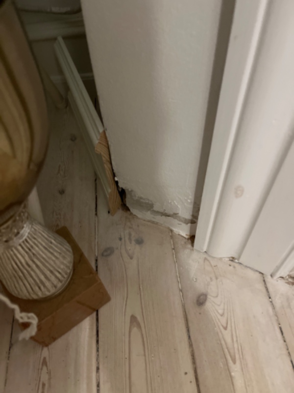 Installation af integreret opvaskemaskine  og bortskaffelse af den  gamle