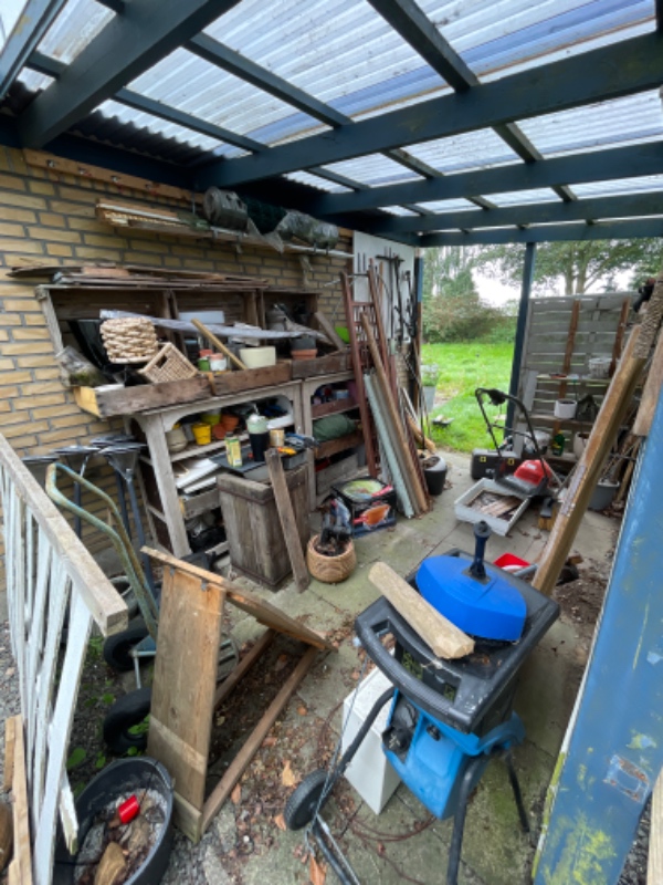 Dødsbo, ting til storskrald og genbrug. Kræver bil og flere folk