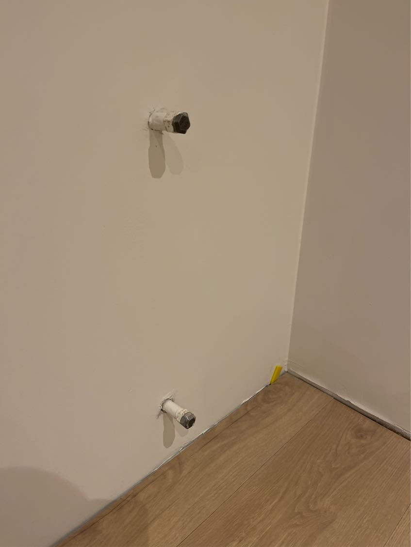 Montering af 2 radiatorer