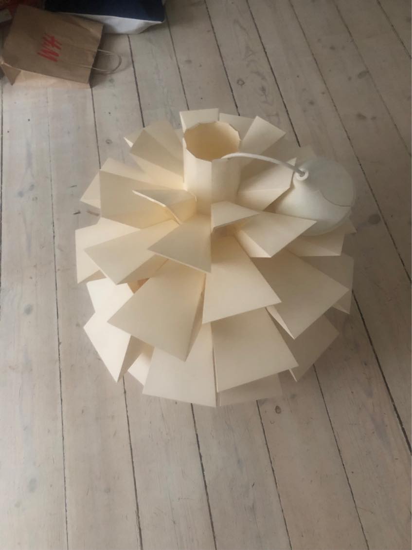 Jeg skal have hængt en lampe op