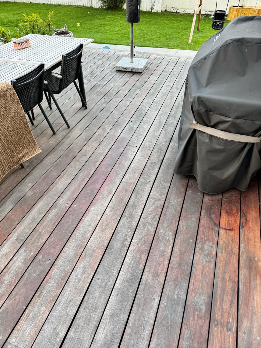 Færdig proppe terrasse